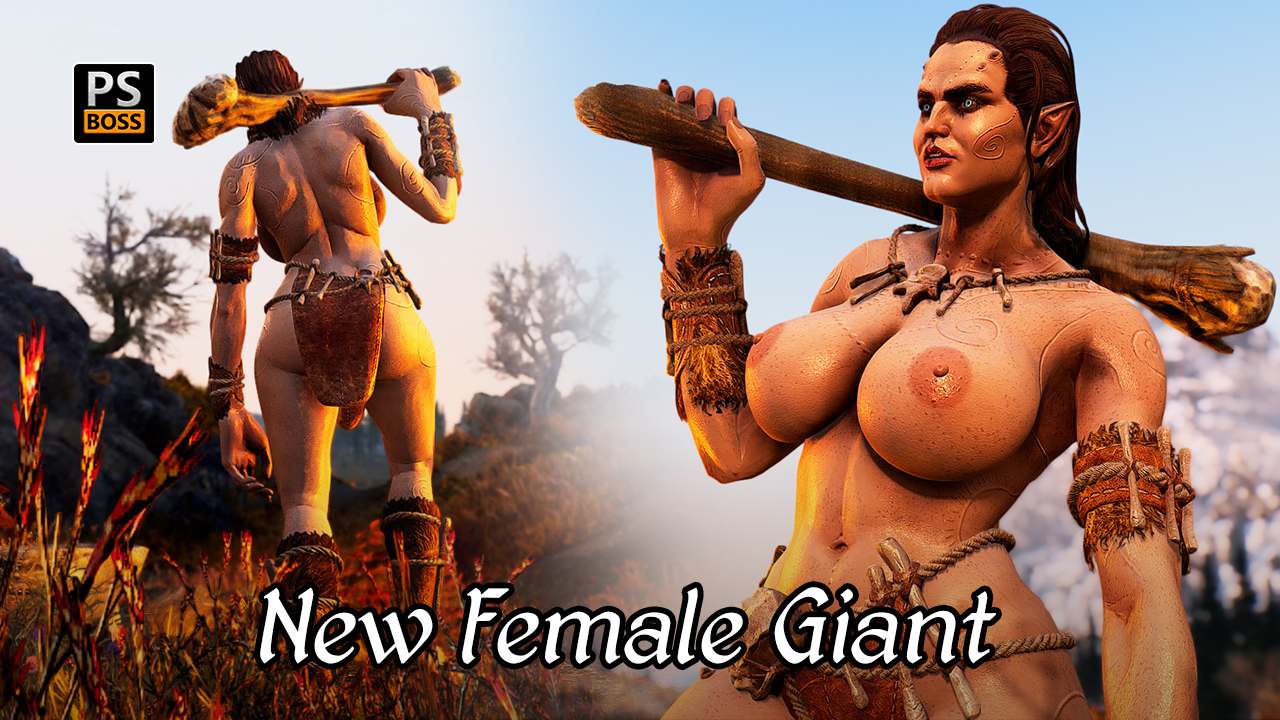 Skyrim SE. New Female Giant