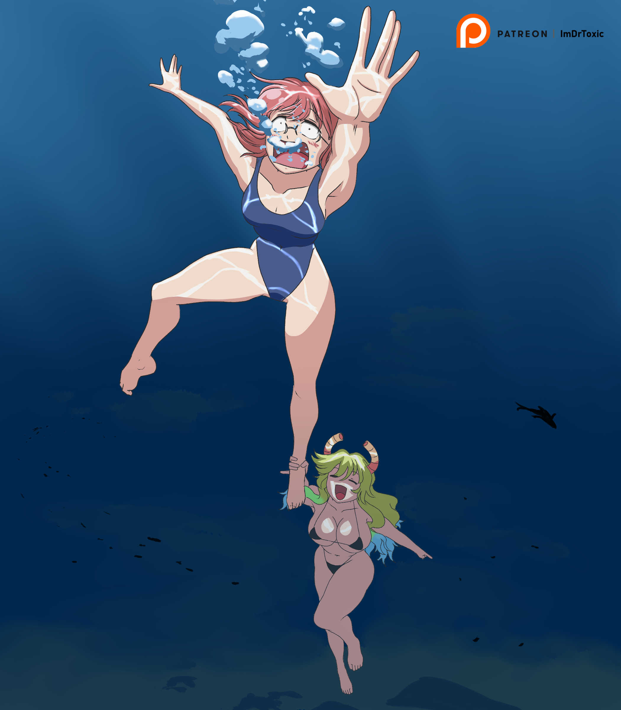 Lucoa Takes Kobayashi for a Swim