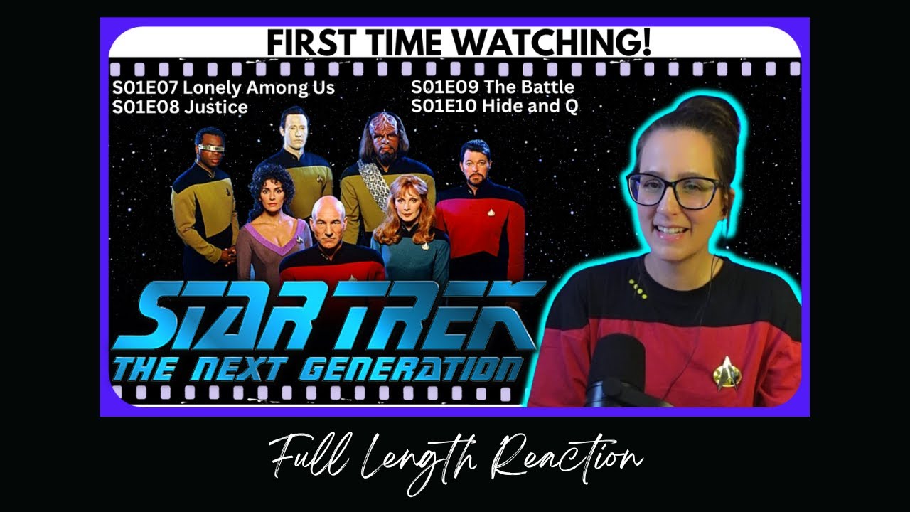 🖖Star Trek TNG S01E07 10 Full Length Reaction by jenmurray from  