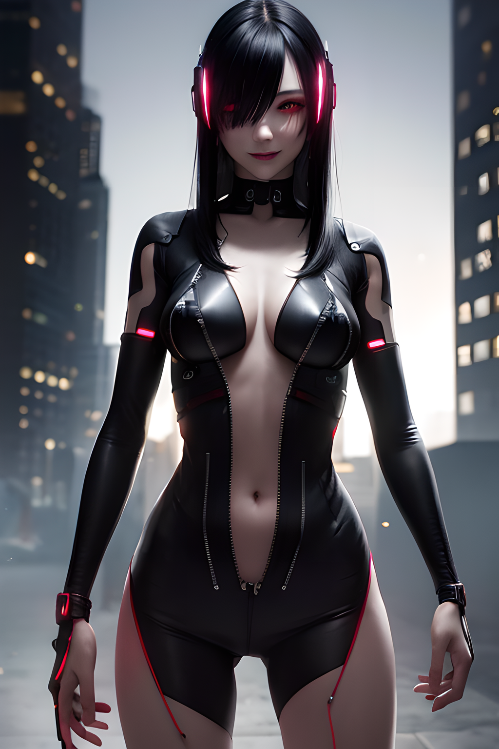 NSFW | Waifu | Super Realistic AI beautiful uncensored Girl Art collections  | CyberPunk Gamer Girl