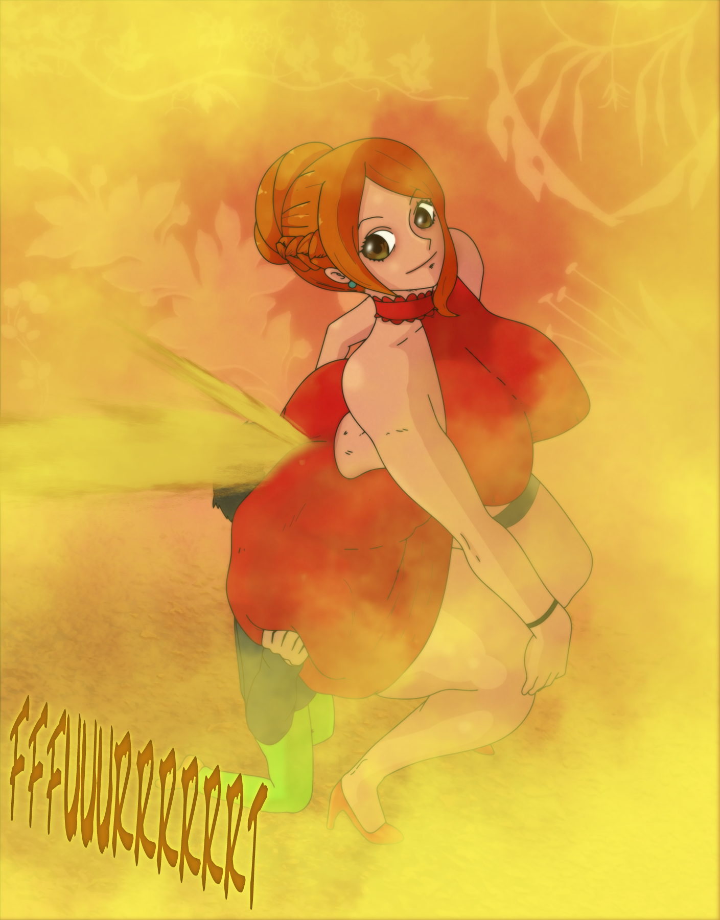 Nami facesitting (fart) - Onepiece