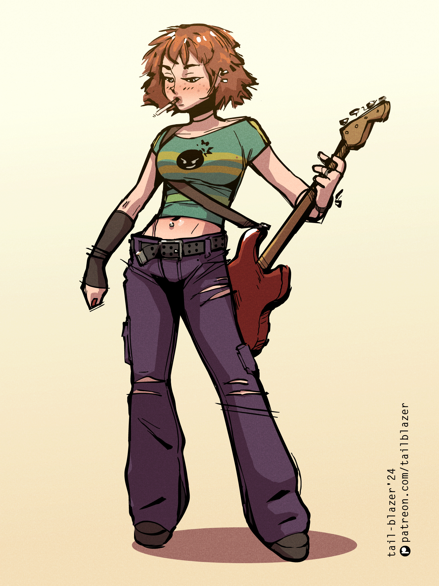 "Kim Pine in TailBlazer style" by TailBlazer from Patreon Kemono